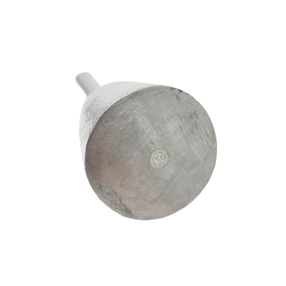 Sleek Godinger Metal Vase Hammered Textured Surface - 14” - Picture 6 of 10